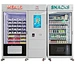 Máy bán đồ ăn nhẹ công suất lớn combo 2 trong 1 có không gian lò vi sóng và thang máy